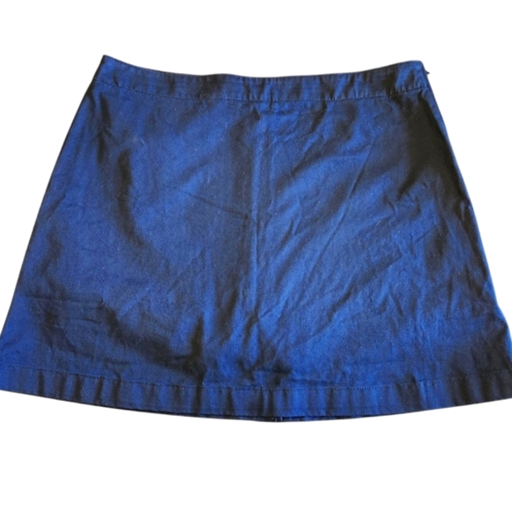 LANDS END Navy Blue School Uniform Preppy Casual Skort Women SZ 10